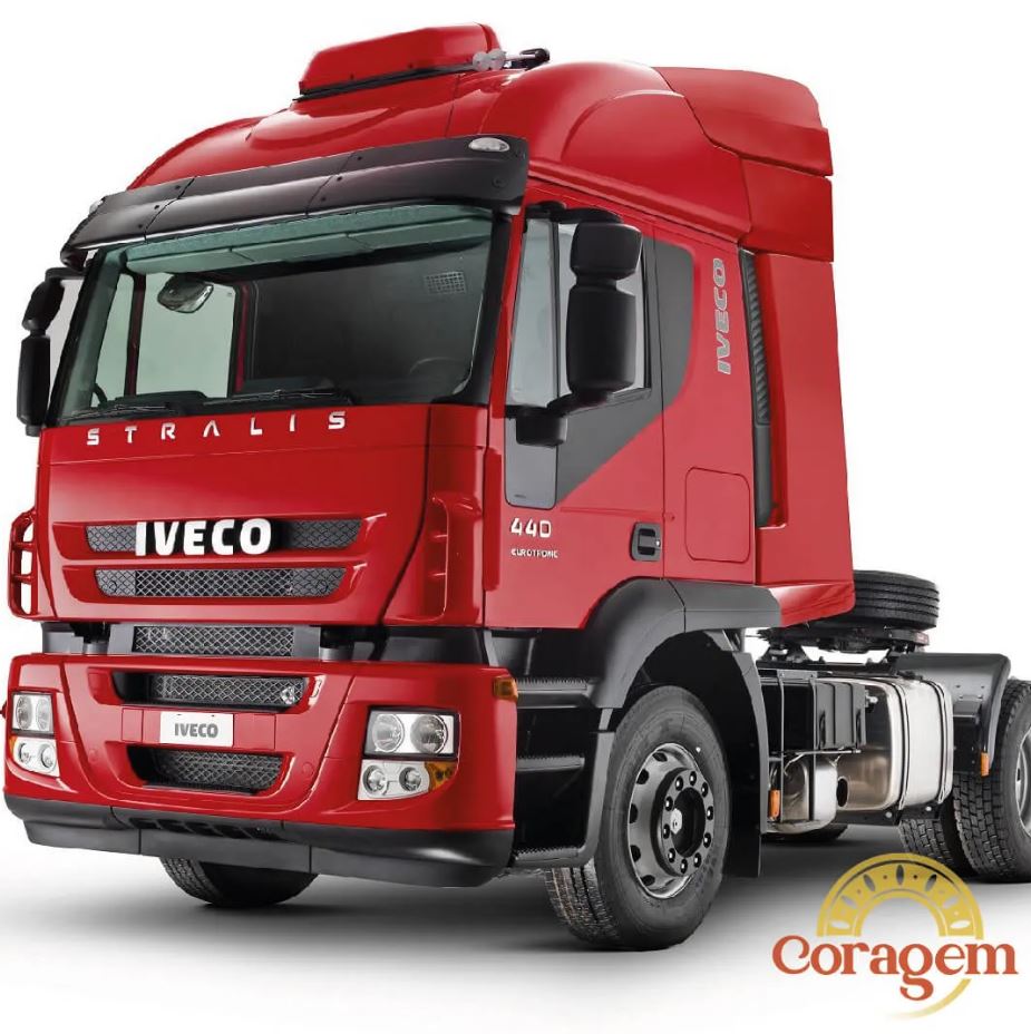 EMBLEMA ADESIVO EM CROMADO IVECO STRALIS 